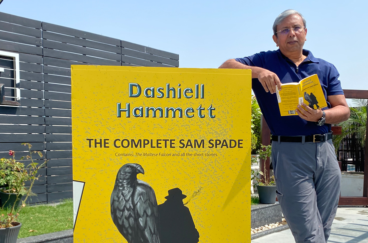 Hachette India office setting highlighting publishing operations and book catalogues representing the tenure and leadership of managing director Thomas Abraham and the company’s growth in trade publishing