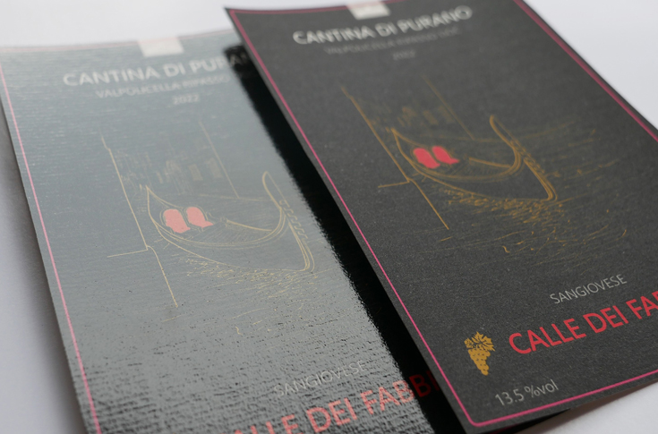 Gallus Group MatteJet inkjet label printing technology integrated into Gallus One press, enabling matte finish output for premium wine and spirit labels without additional varnish or ink changes
