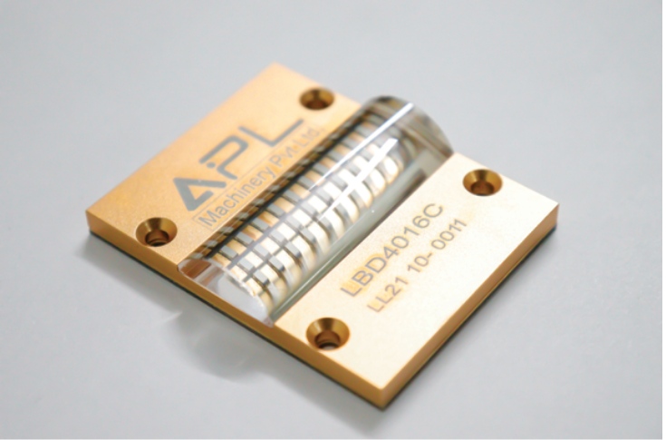 APL Machinery LED UV S9-50 curing system for printing presses, showcasing high-efficiency LED UV technology with solderless chip design for flexo, offset, gravure, screen, and digital printing applications
