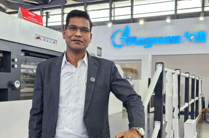 Robus India showcasing corrugation and folding carton machinery including folder gluers, die-cutters, and laminators, with a focus on new eCommerce packaging technology introduced at IndiaCorr Expo 2025