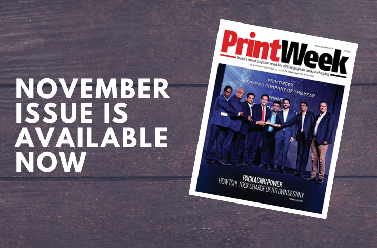 PrintWeek Awards 2023 gala ceremony in Mumbai announcing TCPL Packaging as Printing Company of the Year, with multiple winners and industry leaders celebrating achievements in print and packaging
