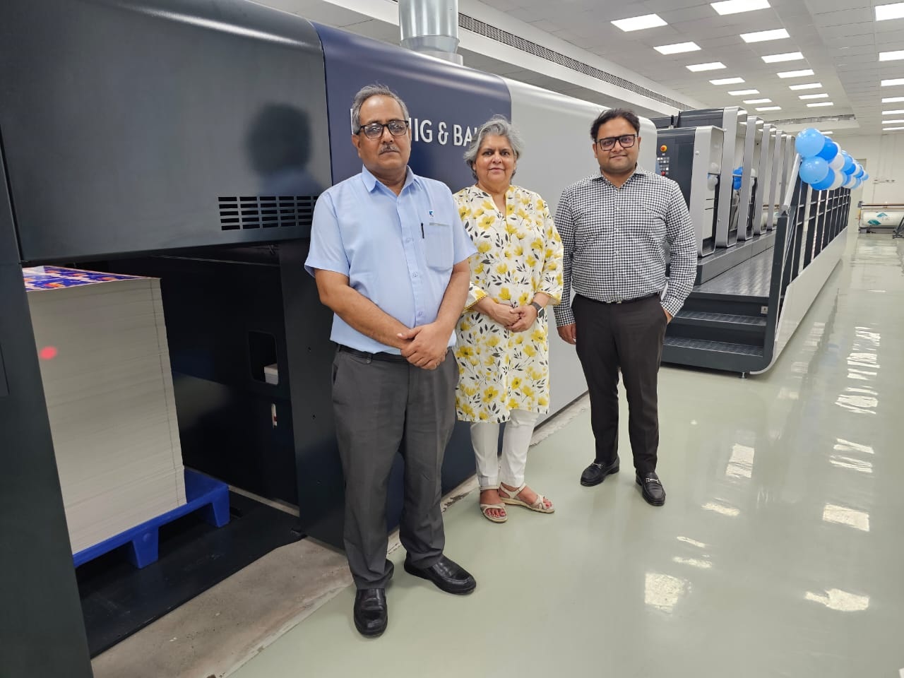 Koenig & Bauer Rapida 105 sheetfed offset printing press installed at Light Publications facility producing high-quality packaging for FMCG, pharmaceutical, and luxury products with advanced substrate handling capabilities