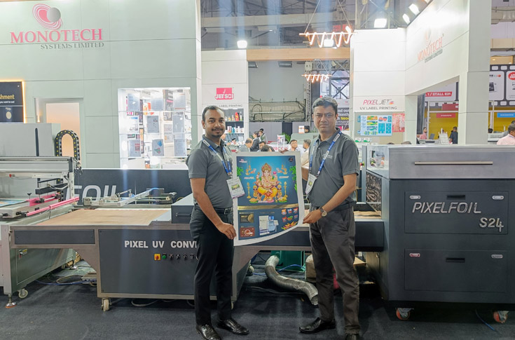 PixelFoil digital foiling system used for high-precision screen printing and decorative effects