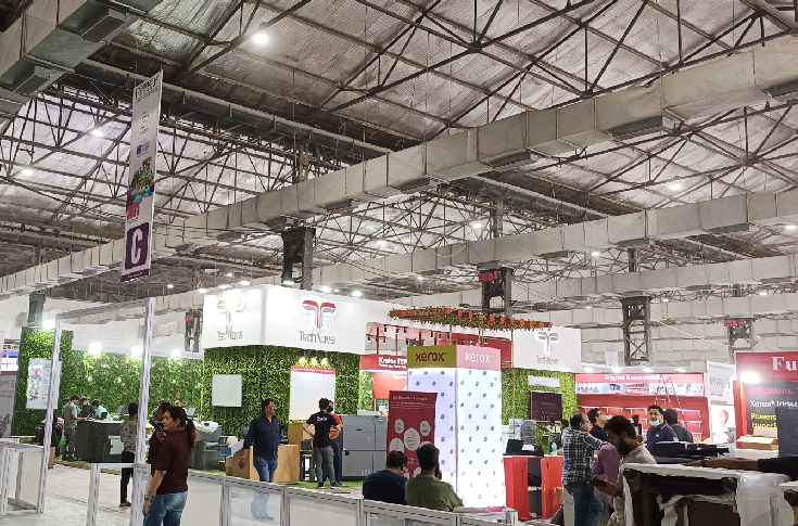 Ricoh Pro C7200X digital production press showcased at Pamex 2023 for advanced 7-colour printing and security applications