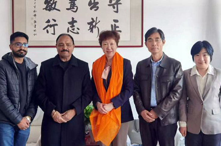 AIFPP delegation meeting BIGC officials in Beijing to discuss international collaboration in printing, packaging, and publishing education sectors