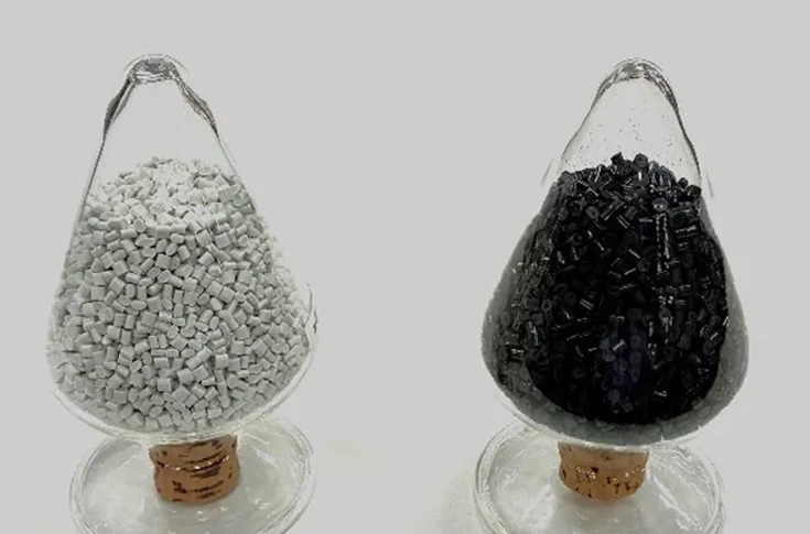 Konica Minolta and MJ Material collaboration facility showing AI-enabled recycling process for plastic waste conversion into high-quality recycled materials for electronics and appliance manufacturing in Asia