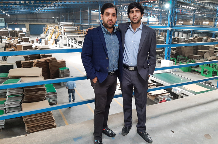 MJ Global packaging and printing facility featuring advanced flexo, offset, corrugation and converting machinery including die-cutters, folder-gluers and automated packaging lines