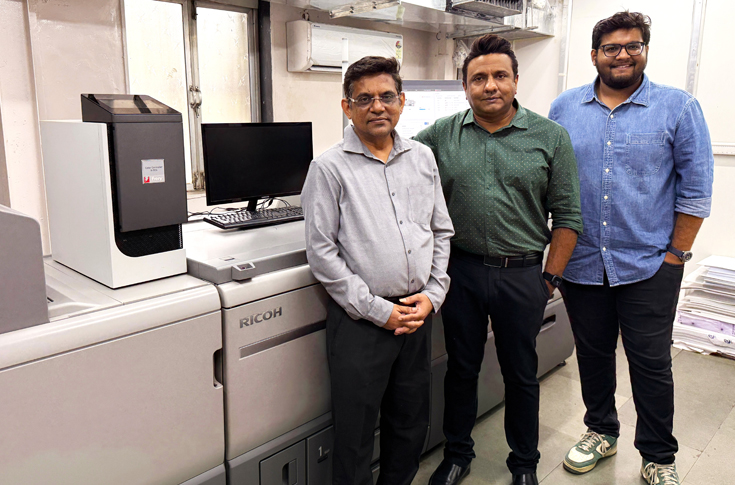 Joystar India in Mumbai installs the Ricoh Pro C7500 digital production press for textured graphics, high-resolution printing, and advanced commercial print production