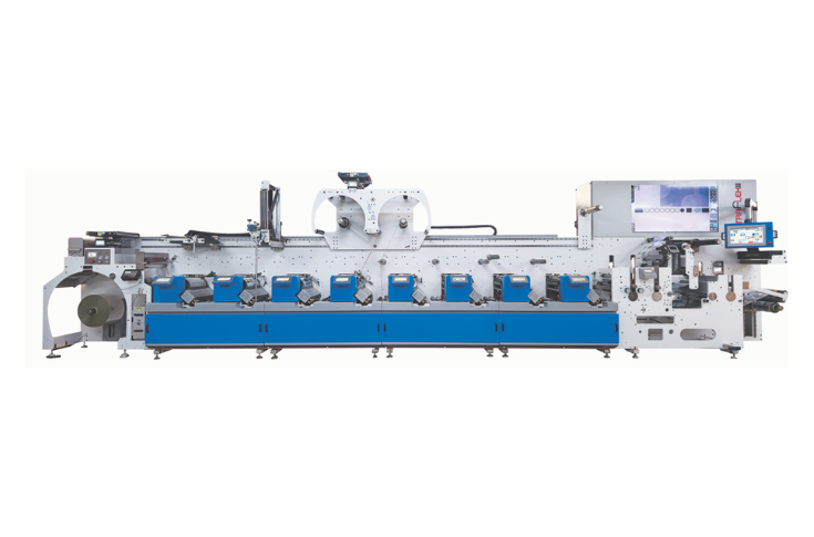 UV Graphics showcases the Ultraflex UFO AI press and EFO 370 servo press at PrintPack India 2025 with AI automation, foil stamping, and high-speed label printing technology