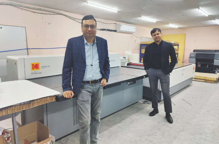 Pre-press facility of Anchor India Automations in Kanpur with flexo plate-making equipment, Scitex CTF systems, gravure engraving machines, and Miraclon Flexcel NX 4260 system