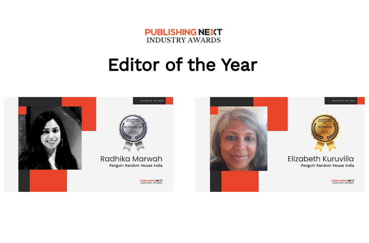 Publishing Next Industry Awards ceremony highlighting winners in Indian book publishing, including Aleph Book Company as Publisher of the Year and Penguin Random House India editors recognised for excellence in editorial contributions