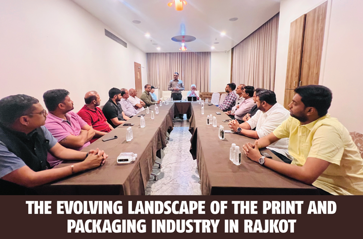 Rajkot, one of Gujarat’s major industrial cities, has a strong print and packaging sector supporting automotive, foundry, casting, and machine tool industries