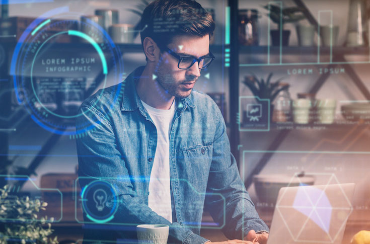 Adobe Summit presentation showcasing Agent Orchestrator and Brand Concierge AI tools within Adobe Experience Platform for marketing automation and customer engagement