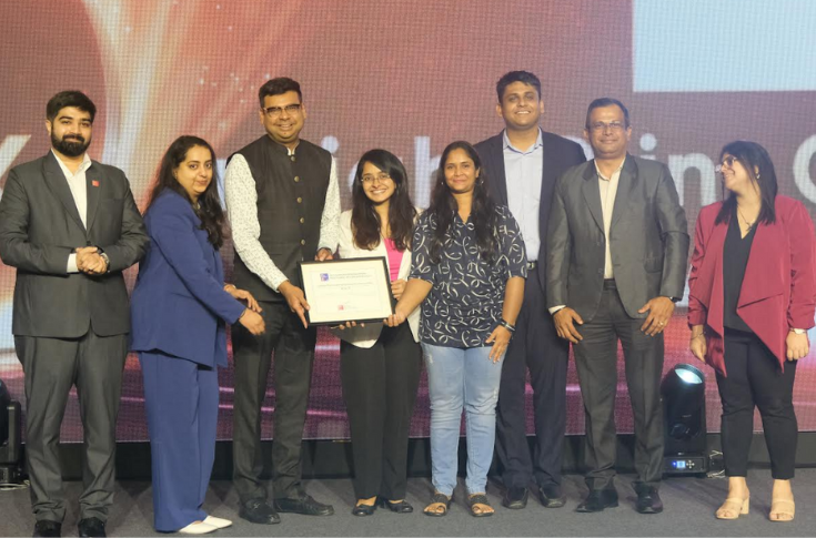 Insight Print Communications at Great Place to Work India awards ceremony in Mumbai, recognised among top organisations for workplace culture, with achievements in pre-press, digital printing, and wide-format printing solution