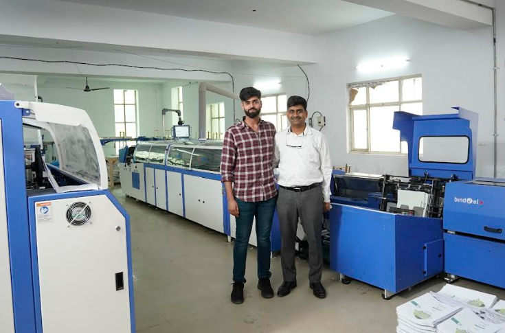First Impressions printing facility in New Delhi operating Bindwel BW@2500 perfect binder and Bindline 5000 bookbinding line for high-volume book production