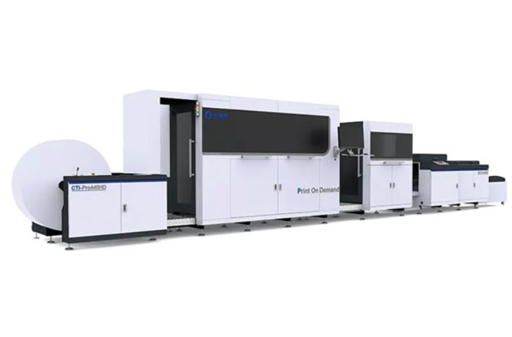 Oyang showcases Pixelprint HD Series digital inkjet book printing machine at PrintPack India 2025 for high-speed on-demand book printing with monochrome and colour capabilities