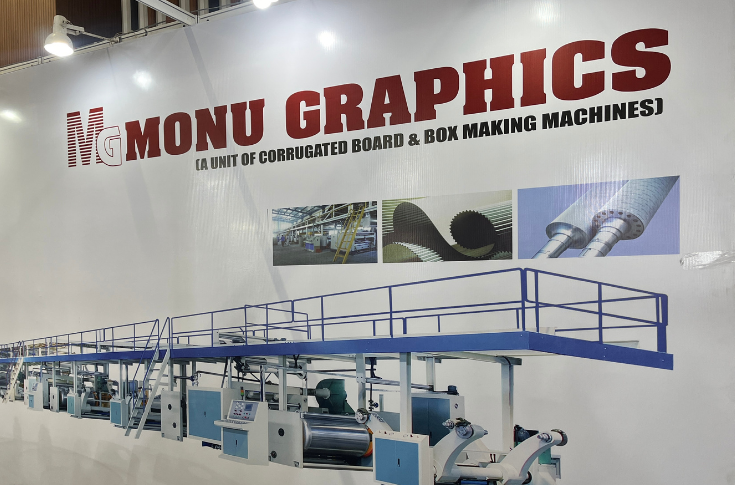 Monu Graphics highlighted their journey from importing Taiwanese technology to exporting Indian-made corrugation lines to over 30 countries