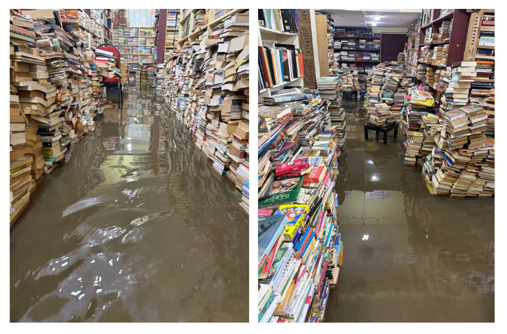 Bengaluru rains flood Church Street bookstore, stock loss hits Rs 14-lakh