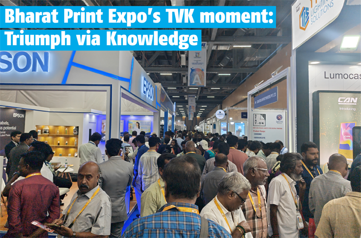 Crowds gather at Bharat Print Expo in Tamil Nadu, reflecting strong momentum and industry confidence in South India’s print and packaging sector
