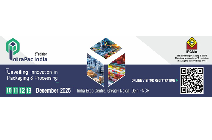 IntraPac India 2025 at India Expo Centre, Greater Noida, highlights packaging and processing technologies, automation, robotics, corrugation, and machinery for multiple industries