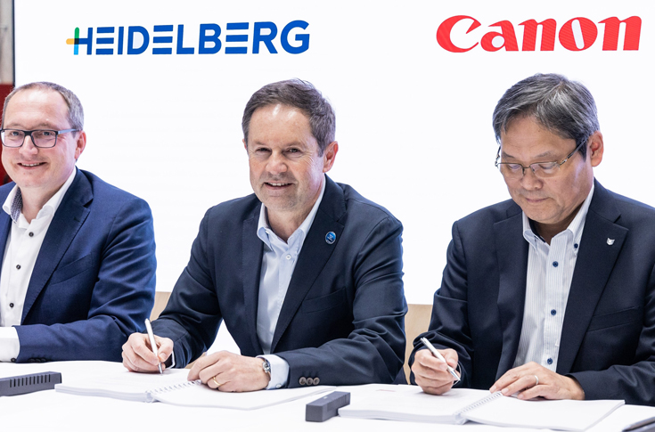 Heidelberg Jetfire 50 B3 inkjet printing system integrated with Prinect workflow, showcasing hybrid digital and offset production capabilities in commercial printing