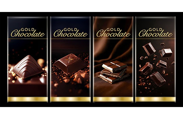 Hubergroup showcasing innovative cold foil silver and gold adhesives for food contact material packaging with high-quality metallic effects, rapid curing, and regulatory compliance