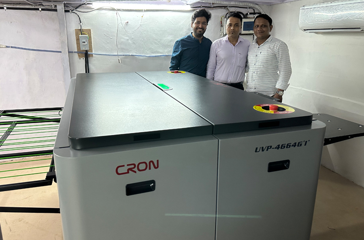 PlateLabs pre-press facility in Goregaon East featuring Cron CTCP UVP4664G+I system, plate-making equipment, and digital workflow setup for high-precision printing plates and colour management solutions