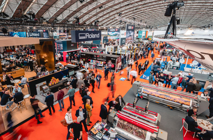 FESPA Global Print Expo 2025 at Messe Berlin showcasing speciality print, signage, and personalisation solutions, bringing together global exhibitors and visitors under the theme “Where Visionaries Meet” to explore industry innovation and future trends