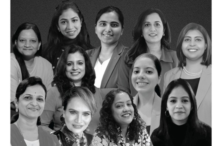 Awards ceremony recognising women professionals in printing and packaging, featuring leaders, designers, and executives celebrating achievements across the industry