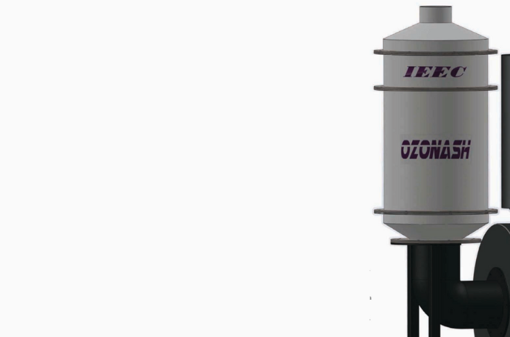 IEEC Power Electronics industrial ozone destructor and corona treatment system used in printing, packaging, and converting industries for surface treatment, ozone neutralisation, and improved material adhesion