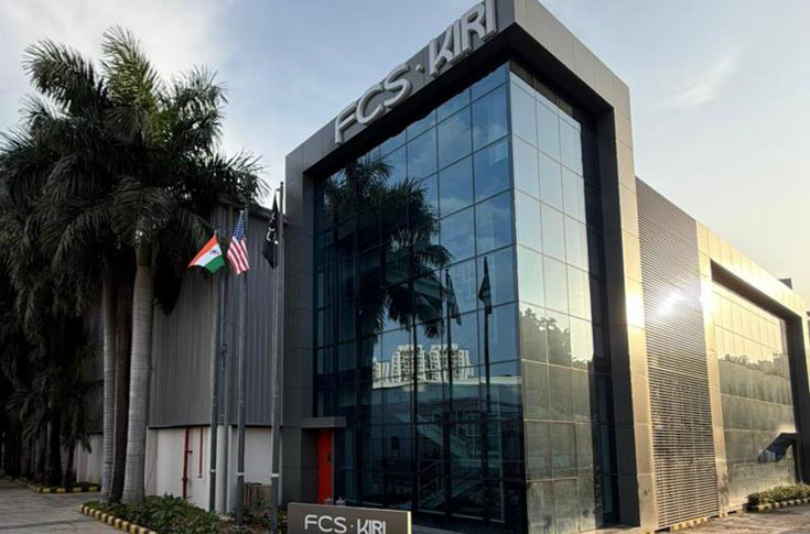 Modern manufacturing facility in Pune producing premium metal and biodegradable payment cards, representing Federal Card Services’ sustainable fintech production plant and India expansion