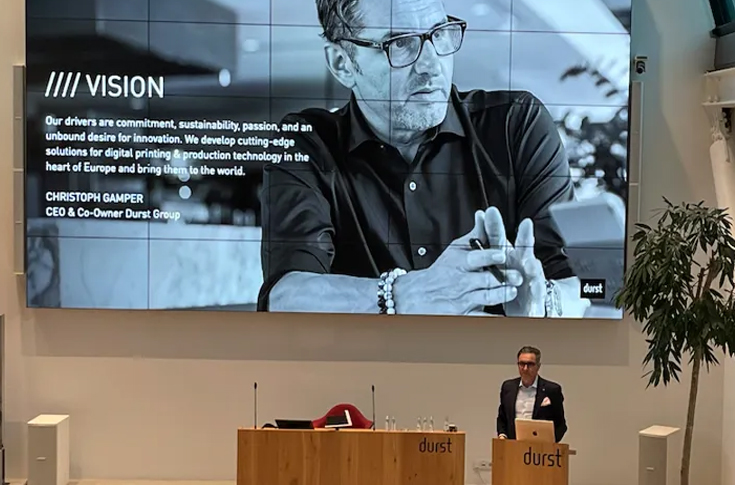 Durst and Hasler Solutions collaboration announcement focused on industrial print and cut technology development, with upcoming showcase at Fespa Global Print Expo 2026