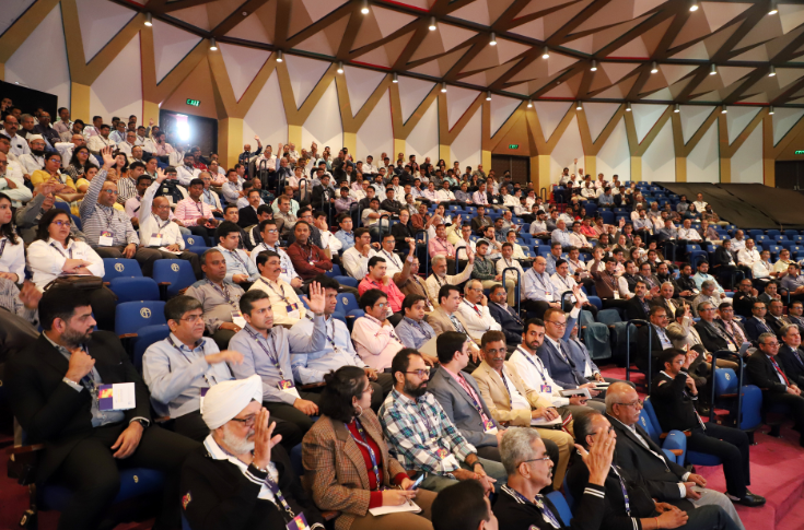 Print Summit 2024 event at Tata Theatre, NCPA Mumbai featuring industry leaders discussing resilience, innovation, and gender diversity in the print and packaging sector through panel sessions and keynote talks