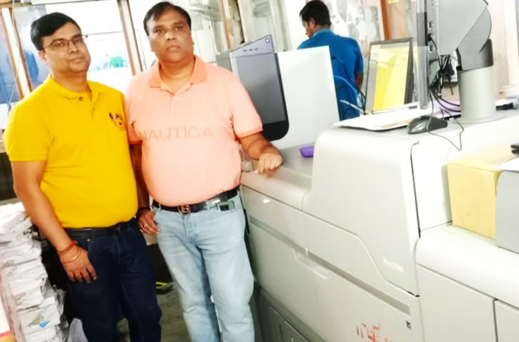Agarwal Offset Printers team with the newly installed Ricoh Pro C7500 press, boosting commercial digital printing quality and productivity in Asansol, West Bengal
