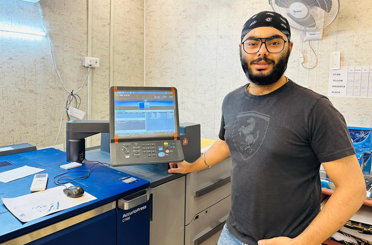 Makkar Copiers in Lucknow installs the Konica Minolta AccurioPress C7100 to improve digital printing quality, customer service, and commercial print production efficiency