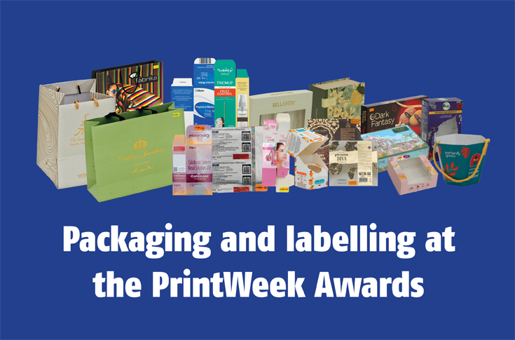 PrintWeek Awards ceremony celebrating excellence in print and packaging with industry professionals, award trophies, and recognition of innovative printing and packaging achievements
