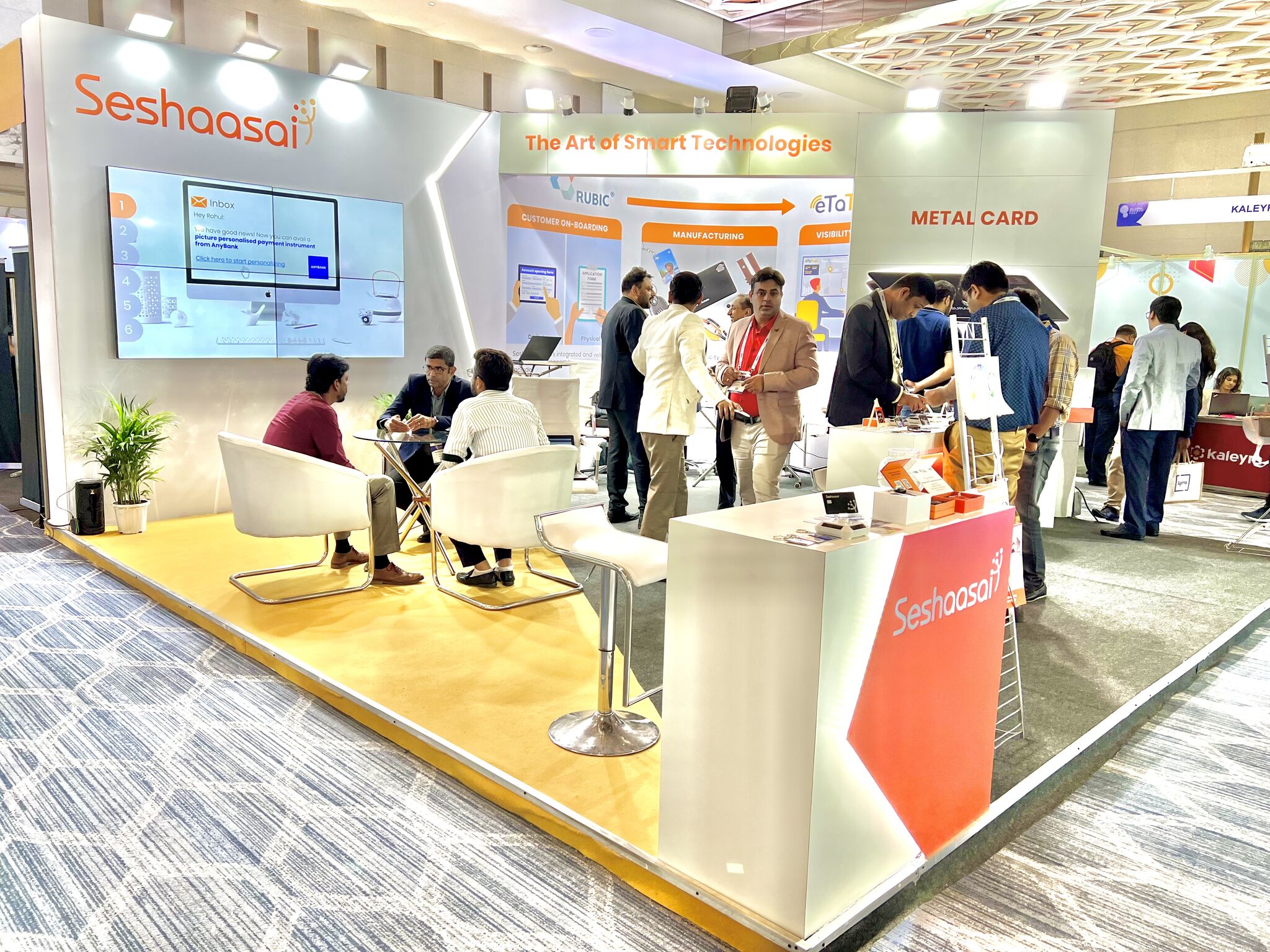 Seshaasai Technologies operations in secure transactional printing and BFSI digital communication systems, reflecting its growth into enterprise digital infrastructure and IPO readiness