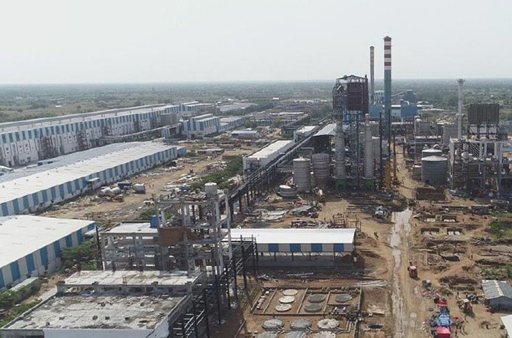 TNPL paper manufacturing plant using bagasse-based production with high-speed paper machines and captive power systems at large-scale facility