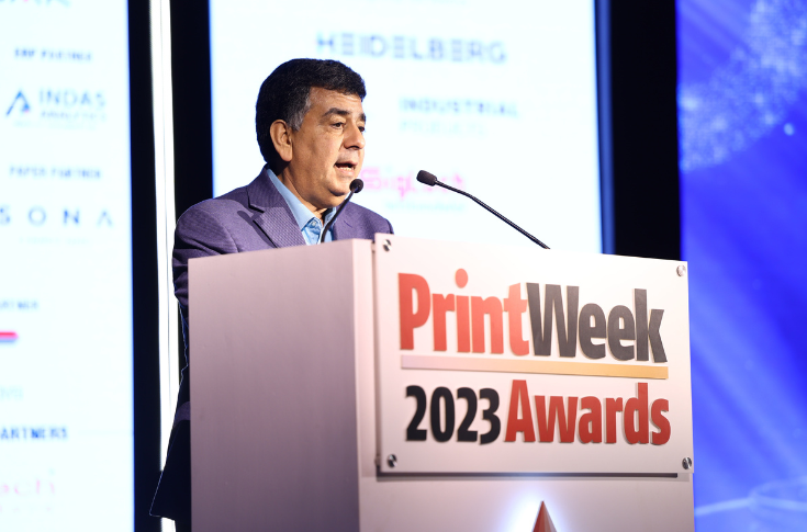 Industry discussion on print and packaging growth in India featuring insights on market expansion, SME contribution, book publishing growth projections, and evolving trends in digital printing and packaging