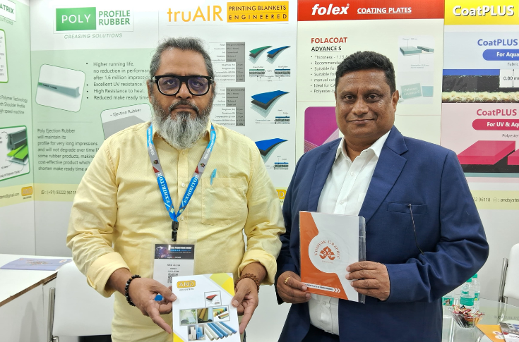 Nitin Ahuja of And Systems discussing printing blankets, coating blankets, die-cutting consumables, and sustainable offset printing solutions for the packaging industry