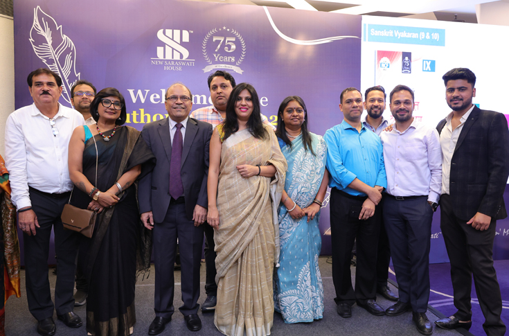 New Saraswati House India 75th anniversary Authors’ Meet celebration featuring felicitation of authors, keynote addresses, and commemorative showcase of educational publishing legacy in K12 segment