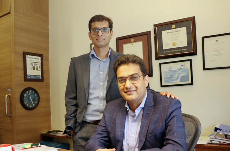 Holostik leadership discussing 2024 achievements, sustainability initiatives, and anti-counterfeiting innovations including QR codes, RFID, blockchain and biodegradable packaging solutions