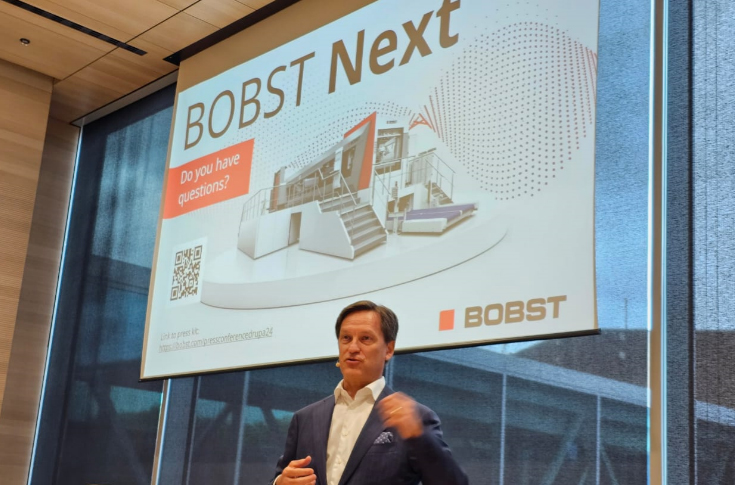 Bobst Digital Master 55 all-in-one folding carton platform and Bobst Connect cloud-based workflow system for automated, sustainable, and high-speed packaging production