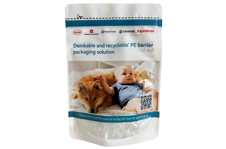 Recyclable, deinkable stand-up pouch wins gold in German Packaging Award 