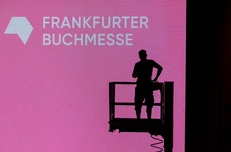 International book fair exhibition with global publishers, literary agents and media representatives engaging in rights trading, cultural discussions and publishing industry events at Frankfurter Buchmesse