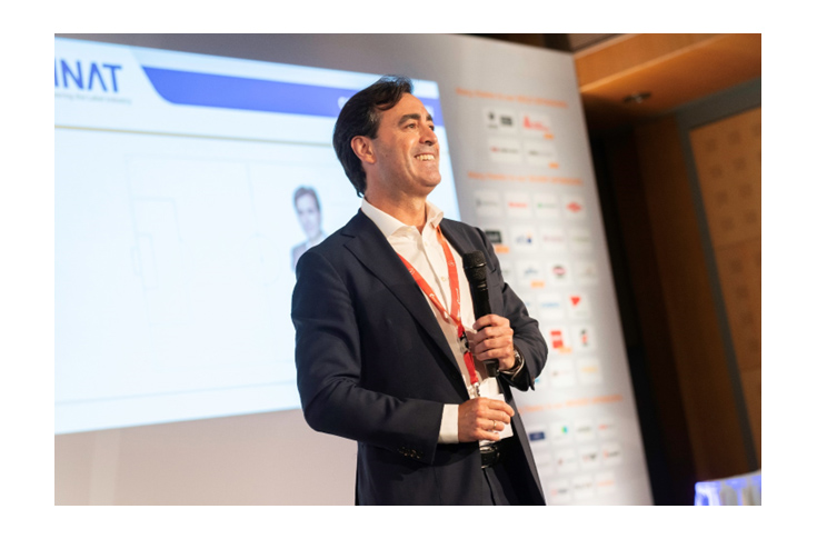 Martinez Porta, vice president of sales at Avery Dennison EMENA, appointed FINAT treasurer at a meeting in Athens, contributing expertise in labels and packaging materials for industry development and sustainability