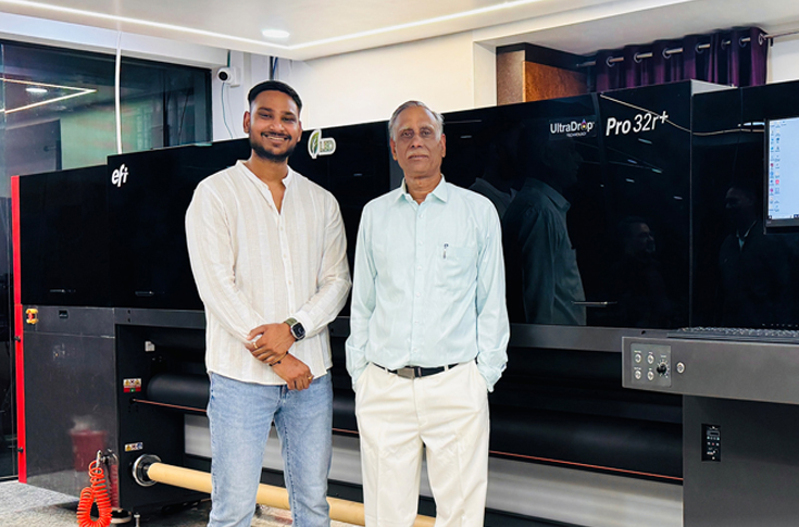 SS Communications installs the EFI Pro 32r+ to produce banners, backlit displays, fabrics, and premium large-format graphics with high-quality LED UV printing technology