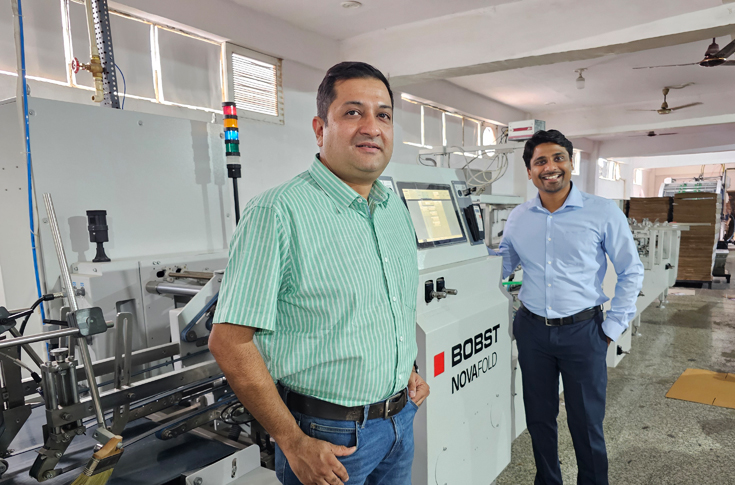 SS Corporate Print House has strengthened its converting segment with the installation of the Bobst Novafold folder-gluer equipped with a Baumer HHS glue gun for precision production. The company manufactures mono cartons, lock-bottom cartons, E-flute corrugated cartons, and primary packaging solutions with a focus on quality and efficient finishing. Along with Bobst equipment, the addition of a Tiancen automatic lamination machine and plans for a new die-cutting machine support its rapid business growth and expansion