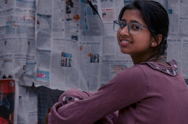 Infographic or newspaper advertising layout highlighting India’s print advertising growth in 2024 with key sectors including education, auto, BFSI, retail, and top advertisers like Maruti Suzuki and Hero Motocorp