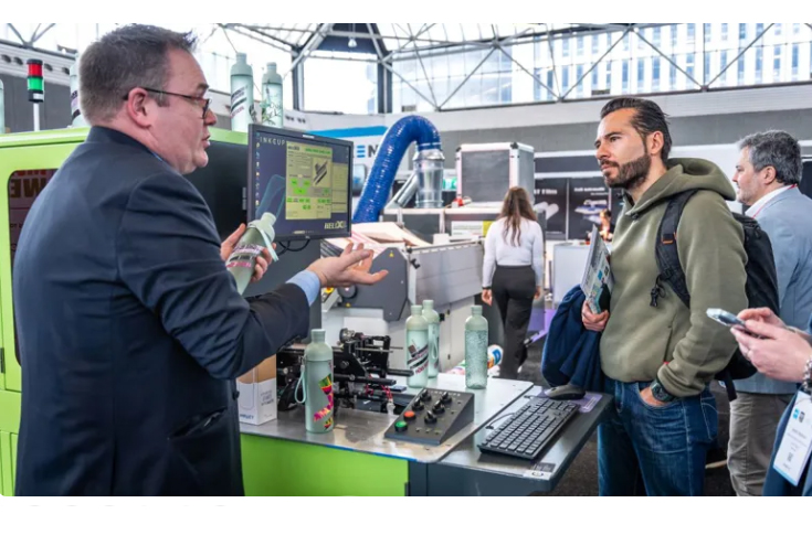 FESPA Global Print Expo 2025 in Berlin showcasing SmartHub conference sessions, Smart Factory Trail with printing technology partners, signage pavilion displays, and FESPA Awards highlighting wide-format print innovations and industry best practices